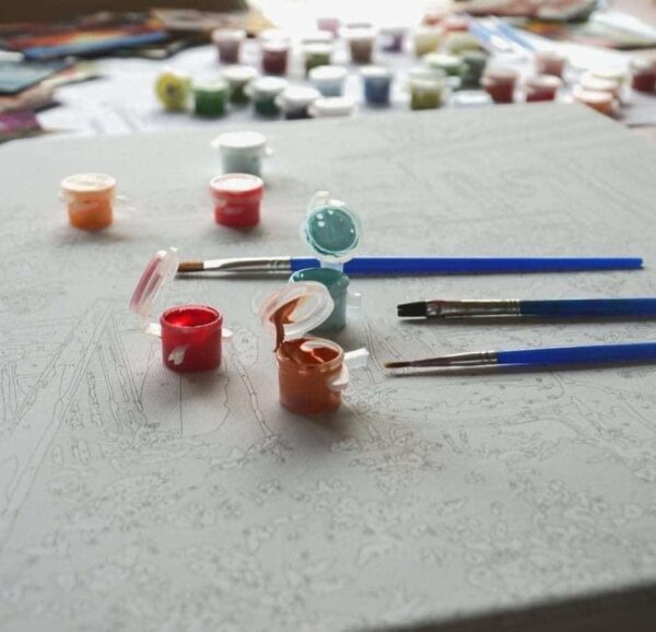 Рисуване по номера Българка (по оригинал на Миглена Кирилова) - 40х80см. - Image 2