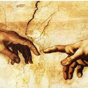 Рисуване по номера Сътворението на Адам - 40х50см.