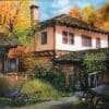 Рисуване по номера Българска къща - 40х50 см.