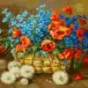 Рисуване по номера Есенна кошница - 40х50см.