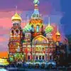 Рисуване по номера - Градска уличка - 40х50 см.