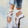 Рисуване по номера Балетна стъпка - 40х50 см.